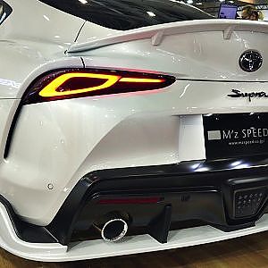 (4K)Mz Speed TOYOTA SUPRA A90 bodykit エムズスピード スープラ エアロ カスタム - OSAKA AUTO MESSE 2020