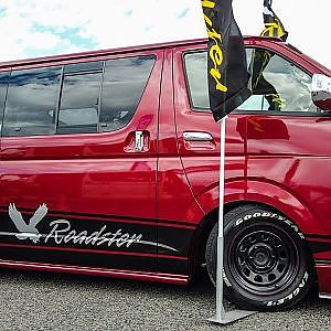 (4K)レッドスター ハイエース カスタム REDSTAR TOYOTA HIACE custom - カスタマイズカーニバル 2019