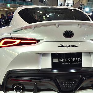 (4K)Prussian Blue TOYOTA SUPRA bodykit modified エムズスピード スープラ エアロ カスタム - TOKYO AUTO SALON 2020