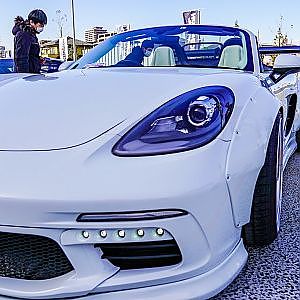 (4K)PORSCHE 718 Boxster ポルシェ718ボクスター カスタム スタンスネーション群馬 - STANCENATION GUNMA 2020