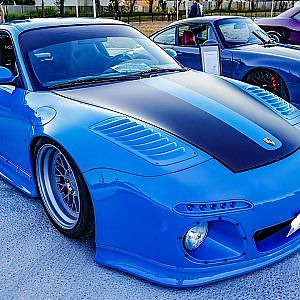 (4K)Old & New PORSCHE The 997 Slant Nose ポルシェ フラットノーズ スタンスネーション群馬 - STANCENATION GUNMA 2020