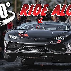 7-SECOND HURACAN 360 Ride Along 2,300+ WHP | AMS Alpha Omega Drag Huracan
