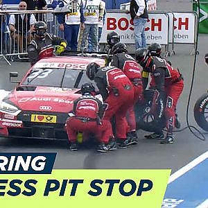 Endless pit stop for René Rast - DTM Norisring 2018