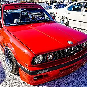 (4K)BMW E30 CABRIOLET JDM スタンスネーション群馬 - STANCENATION GUNMA 2020