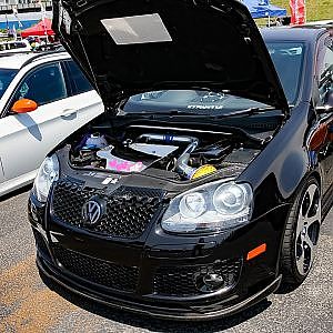 (HD)VORKSWAGEN GOLF GTI modified engineroom フォルクスワーゲン・ゴルフGTIカスタム - スーパーカーニバル2017・お台場