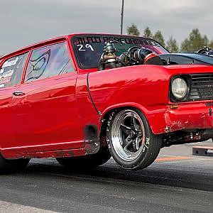 This Opel Just SWITCHED LANES Doing a Wheelie…Guy is CRAZY!