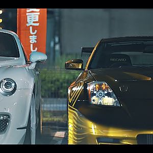 VIPSTYLE JDM CAR MEET in JAPAN 2021.7.10 SONY FX3 - VIPカーが集結！ 滋賀浜大津 ナイトミーティング オールジャンル フルVer BGMなし