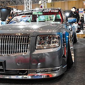 (4K)K-BREAK セルチュリー 20系セルシオ・センチュリー顔面移植 TOYOTA CELSIOR Face lift CENTURY - 東京オートサロン2020