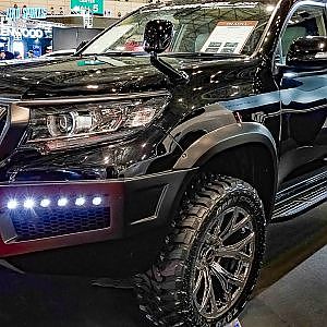(4K)CLIMATE 2018 TOYOTA LANDCRUISER PRADO body kit クライメイト新型ランドクルーザープラド カスタム - 東京オートサロン2018