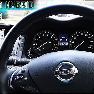 シーマハイブリッド VIP Y51 実走行・EV走行 - NISSAN Y51 CIMA HYBRID EV driving