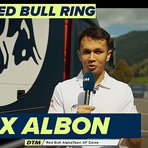 Change of plan: Alex Albon at the Red Bull Ring