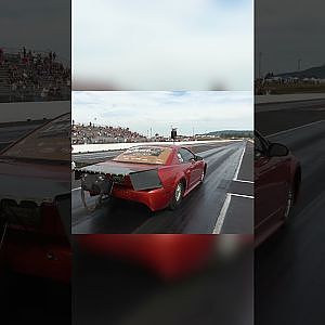 Mustang Loses Control at 190mph! (Full video in link ^^) #1320video #dragweek