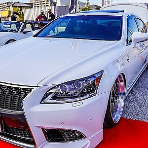 (4K)LEXUS LS 600h VIPSTYLE レクサス LS600h カスタム スタンスネーション群馬 - STANCENATION GUNMA 2020