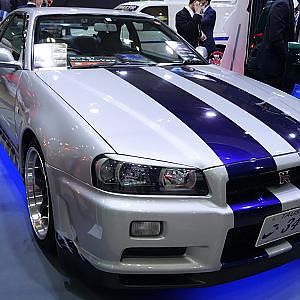 NISSAN GT-R R34 PROTECTION FILM - 日産GT-R ﾌﾟﾛﾃｸｼｮﾝﾌｨﾙﾑ仕様  群馬自動車大学校 東京自動車大学校 学校法人小倉学園 オートサロン2024