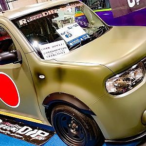 (HD)NISSAN CUBE modified 日産キューブカスタム - 名古屋オートトレンド2017