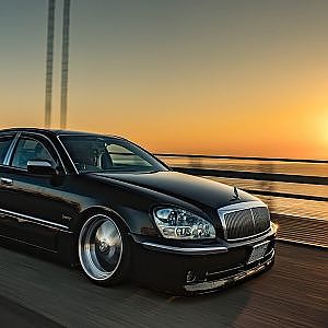 NISSAN F50 PRESIDENT V8 EXHAUST pure sound - F50プレジデント V8サウンド マフラー音 走行動画