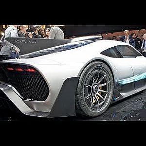 World Premiere New Mercedes AMG Project One Frankfurt 2017