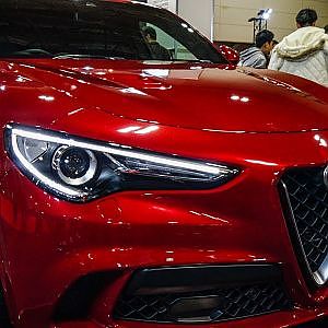 (4K)ALFA ROMEO STELVIO QUADRIFOGLIO V6 BI-Turbo アルファ・ロメオ・ステルヴィオ クアドリフォリオ
