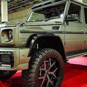 (4K)WALD MERCEDES BENZ G class black bison ヴァルド ベンツGクラス ブラックバイソン - OSAKA MOTOR SHOW 2019