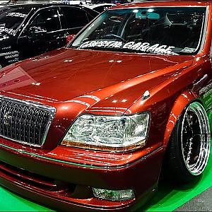(4K)AIMGAIN TOYOTA CROWN MAJESTA VIP STYLE エイムゲン クラウンマジェスタ カスタム - OSAKA AUTO MESSE 2019