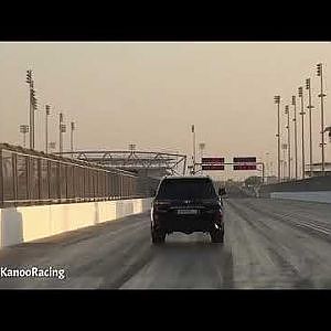 EKanooRacing’s 2020 LX570 Supercharged Black Edtion Runs 12.5@177KM/H (110MPH)