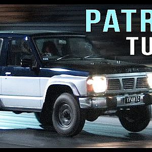 Wheels up Nissan Patrol turbo