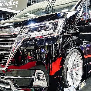 (4K)ダイナスティ グランエース カスタム フルエアロ DYNASTY TOYOTA GRAN ACE modified - 大阪オートメッセ2020