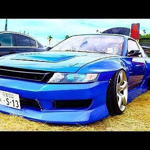 (HD)NISSAN SILVIA S13 K`s 日産シルビアKs S13 - スタンスネイション大阪2017