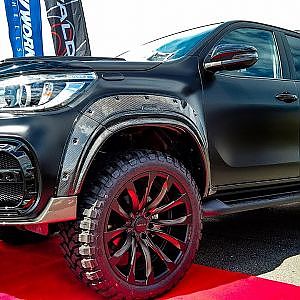 (4K)TOYOTA HILUX REVO WALD SPORTS LINE BLACK BISON EDITION - ヴァルド ハイラックスカスタム
