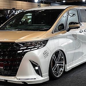 M'z SPEED GRACE LINE ALPHARD bodykit TAS2024 - エムズスピード 40系アルファード ハーフエアロ 東京オートサロン2024