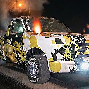 Most VIOLENT Diesel Truck EVER - 2000hp Nitrous "Crazyhorse"