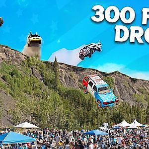 We returned to the Alaska CAR LAUNCH - 300ft Extreme Jumps!