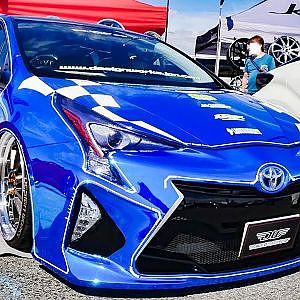 (4K)TOYOTA PRIUS -ZVW50- DESIGN WORKS BODY KIT デザインワークス・プリウスフルエアロ - スーパーカーニバル2017
