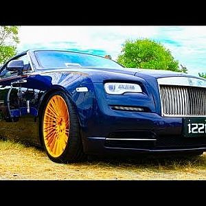 (HD)Rolls-Royce Wraith modified ロールスロイス レイスカスタム - スタンスネイション大阪2017