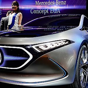 (4K)MERCEDES-BENZ Concept EQ A メルセデスベンツ・コンセプトEQA - 東京モーターショー2017