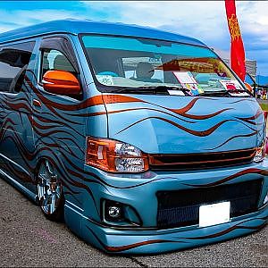 (HD)TOYOTA 200 HIACE VIPSTYLE custom 200系ハイエース VIPワゴン オーディオカスタム - SBM大阪2018