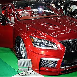 (4K)T-DEMAND LEXUS LC500 modified レクサスLC500カスタム - 大阪オートメッセ2018