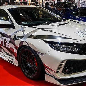 (4K)BLITZ HONDA CIVIC TYPE R 2019 ブリッツ シビックタイプR カスタム - OSAKA AUTO MESSE 2019