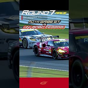 【SUPER GT Rd 7 AUTOPOLIS】FINAL muta 堤 相棒を勇気づけるオーバーテイク!!  muta Racing GR86 GT vs UNI ROBO BLUEGRASS