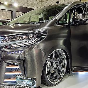 (4K)ALPINE ALPHARD Premium Limousine Brushed Black Concept アルパイン モンスター アルファードカスタム