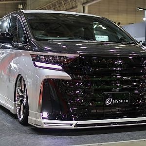 M'z SPEED GRACE LINE VELLFIRE bodykit TAS2024 - エムズスピード 40系ヴェルファイア ハーフエアロ 東京オートサロン2024