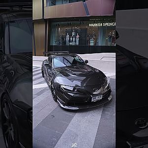 #grsupra ดำดุดันพร้อมล่าเหยื่อดุจฉลามร้าย #toyotaGR #supra #xo #xoautosport