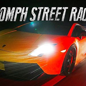 Twin Turbo Lambo hits 200mph street racing!