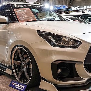 (4K)KUHLRACING-JAPAN ZC33S SWIFT SPORTS クールレーシング スイフトスポーツカスタム - TOKYO AUTO SALON 2019