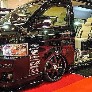 (4K)LEGANCE HIACE  Fine Tech Tourer modified レガンス ファインテックツアラー - OSAKA MOTOR SHOW 2019