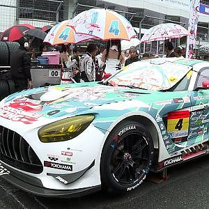 【SUPER GT Rd.4 FUJI】スタート直前  緊迫のグリッドを一気見せ