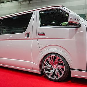 CRS 200 HIACE super GT modified 200系 ハイエースカスタム - NAGOYA AUTO TREND 2021 オートトレンド2021