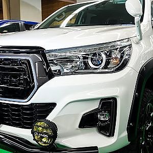 (4K)JAOS TOYOTA HILUX modified ジャオス ハイラックス カスタムリフトアップ - OSAKA AUTO MESSE 2019