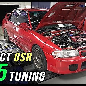 E85 Dyno time for Project GSR | Mitsubishi 4G63 | BACKYARD MECHANICS | fullBOOST