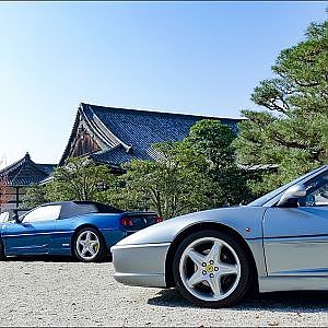 (4K)CLASSIC FERRARI in Japnese Castle 二条城とフェラーリ - ARTISTIC CARS AT THE WORLD HERITAGE